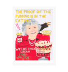 White Frame Framed art print Front