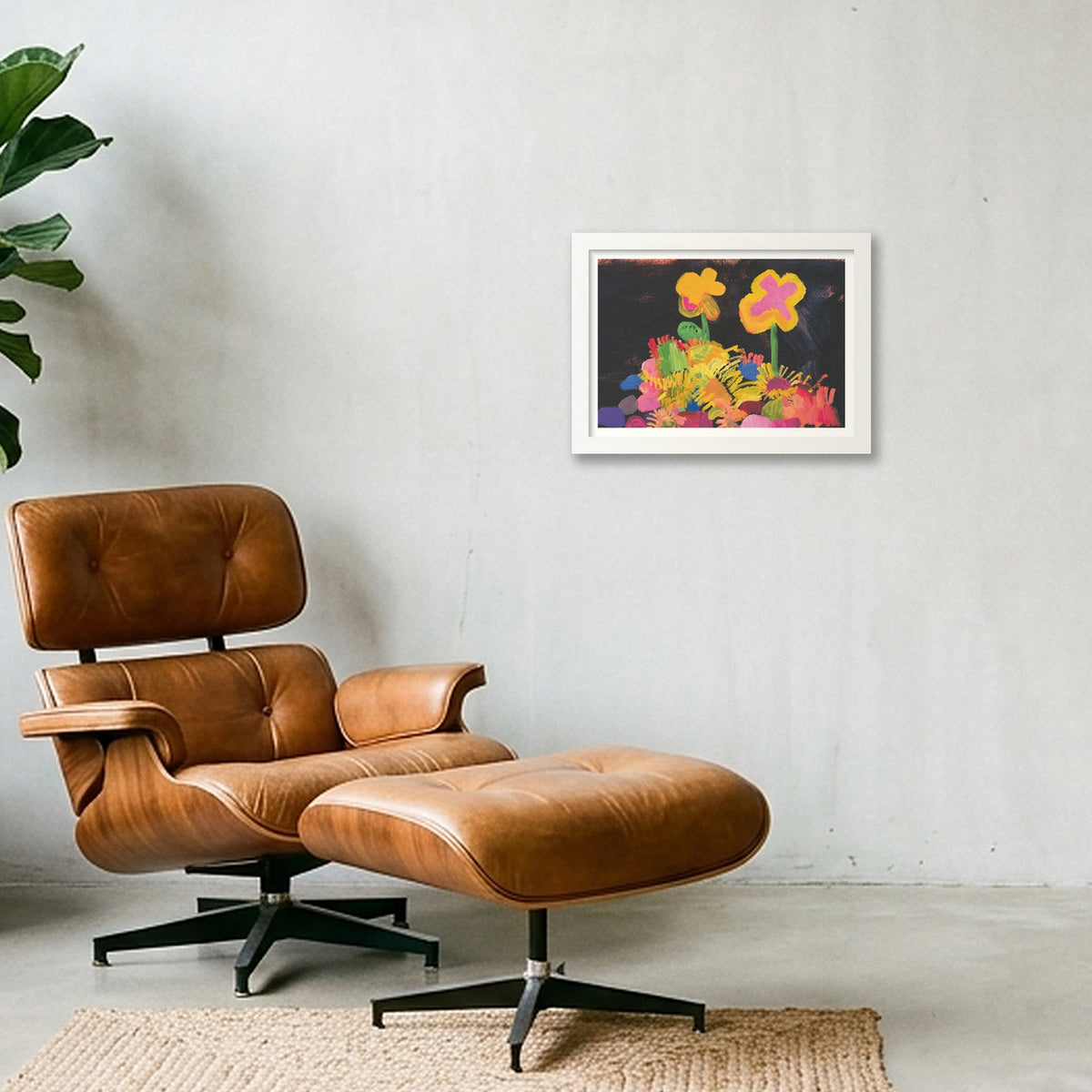 Giclee Standing Proud by Mandy Lyne landscape A1 — A4 (30×21cm, 12×8") White Frame