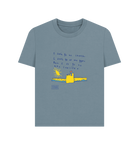 Stone Blue Printed T-shirt
