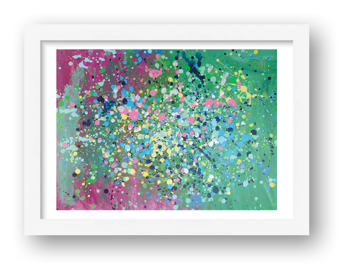 Giclee_david bell Laughing Spots landscape A1 — framed