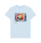 Sky Blue Printed T-shirt Front