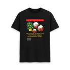 Black Printed T-shirt Front