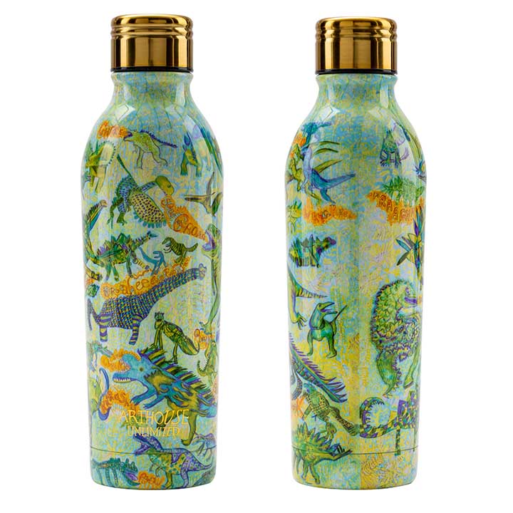 Different view of Dinosaurs, 500ml, Stainless Steel Triple Insulated Water Bottle