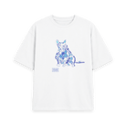 White Printed T-shirt Front