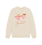 Oat Printed Sweater Front