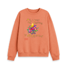 Apricot Printed Sweater Front