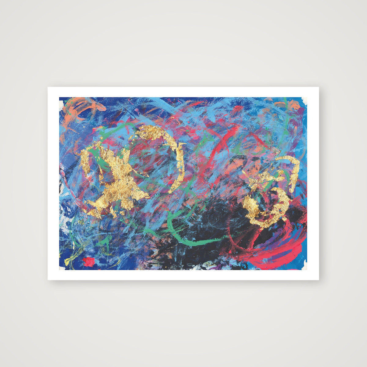 Giclee_nicky mason rainbow burp landscape A1 — 59×42cm, 23×17" Print only
