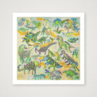 Giclee_dinosaurs 50x50 — 50×50cm, 20×20" Print only