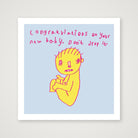 new baby. Don't drop it 50 x 50 — 50×50cm, 20×20" Print only