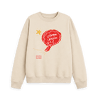 Oat Printed Sweater Front
