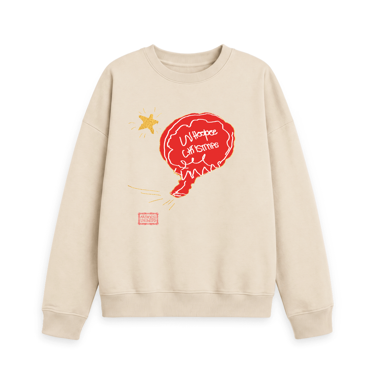 Oat Printed Sweater Front