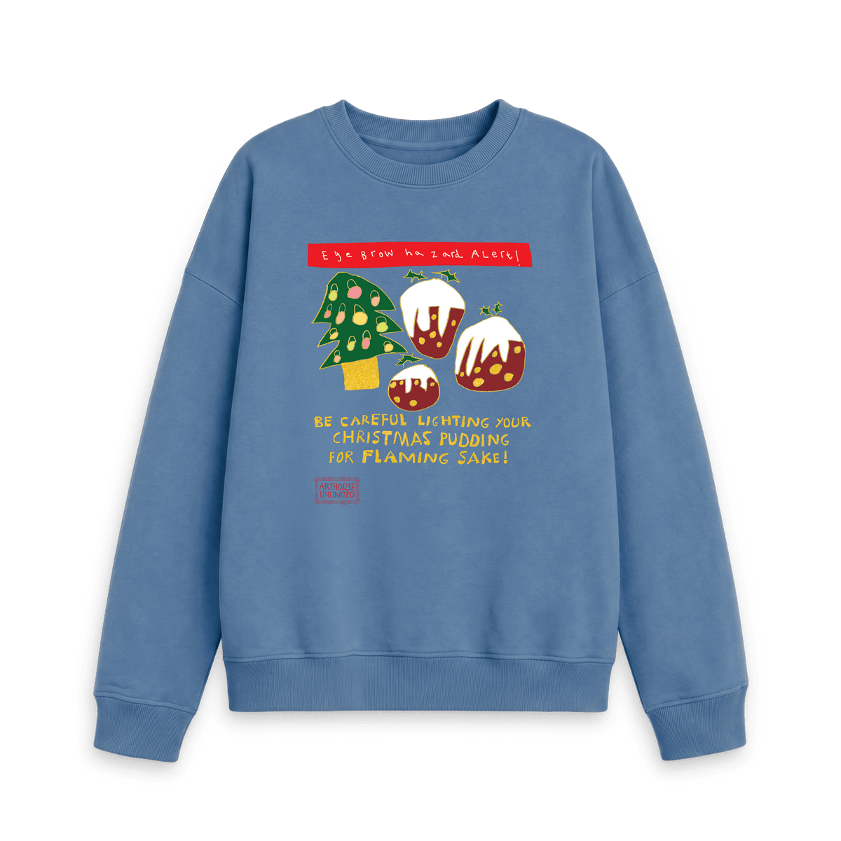 Solent Printed Sweater Front