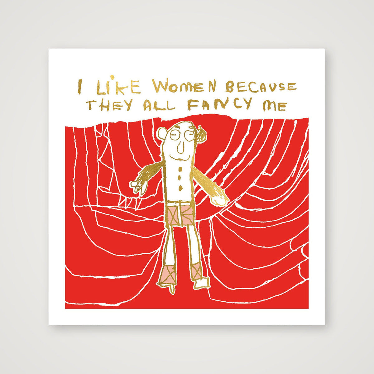 I like women 50 x 50 — 50×50cm, 20×20" Print only