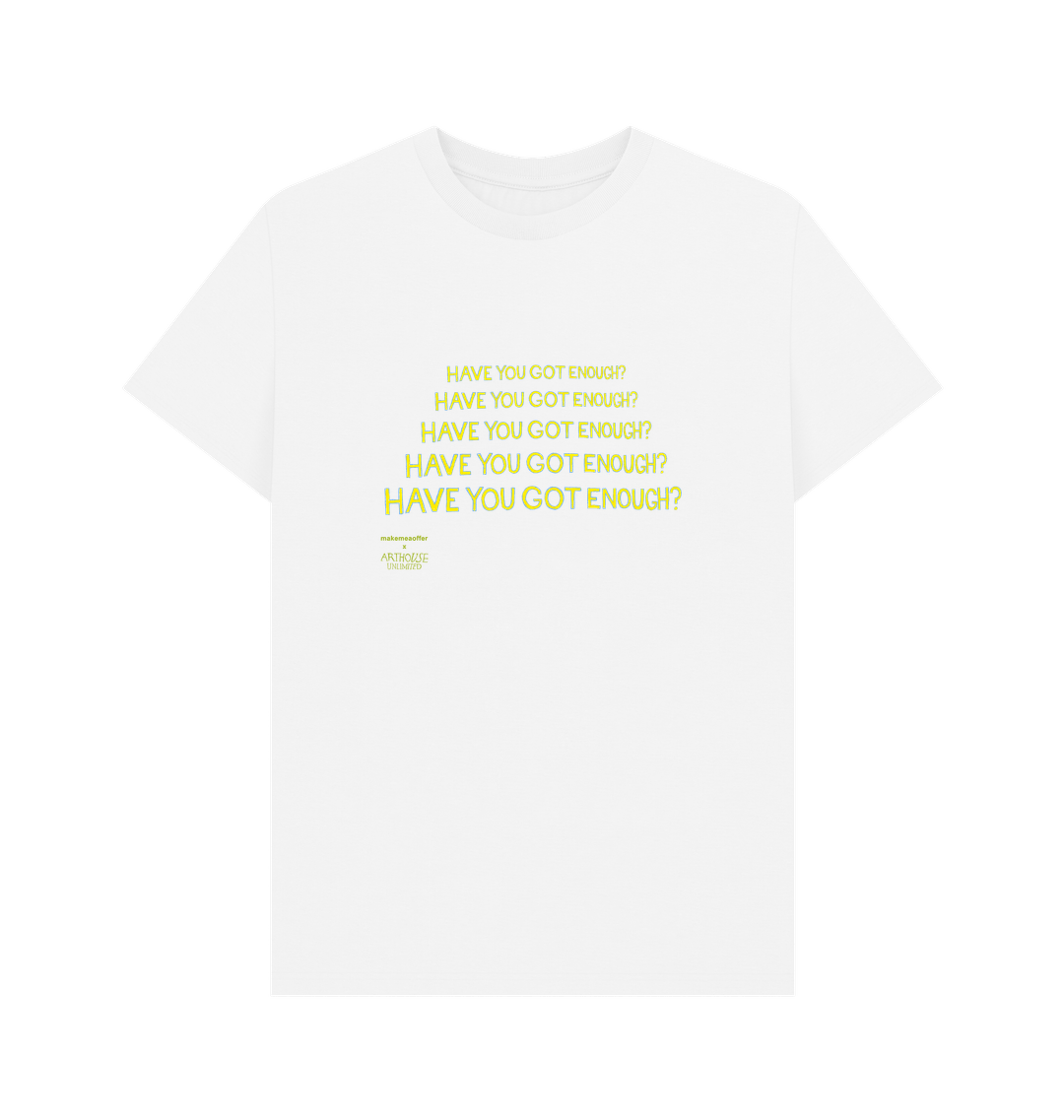 White Printed T-shirt Front