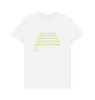 White Printed T-shirt Front