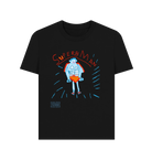 Black Printed T-shirt Front