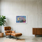 Giclee_nicky mason rainbow burp landscape A1 — 59×42cm, 23×17" White Frame
