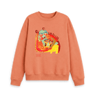 Apricot Printed Sweater Front