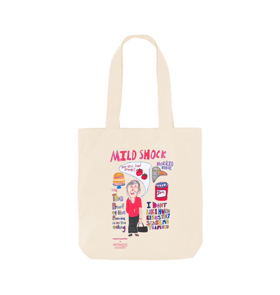 Natural Printed Bag Front